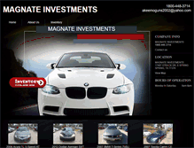Tablet Screenshot of magnatemotors.com